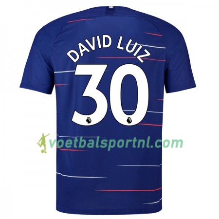 Chelsea David Luiz 30 Thuis Shirt 2018-19